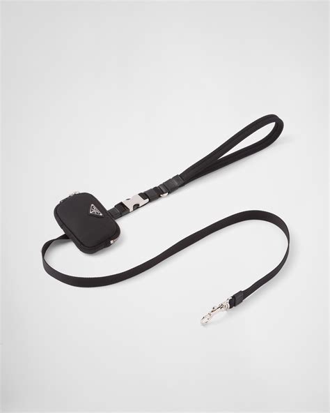 prada leather dog leash